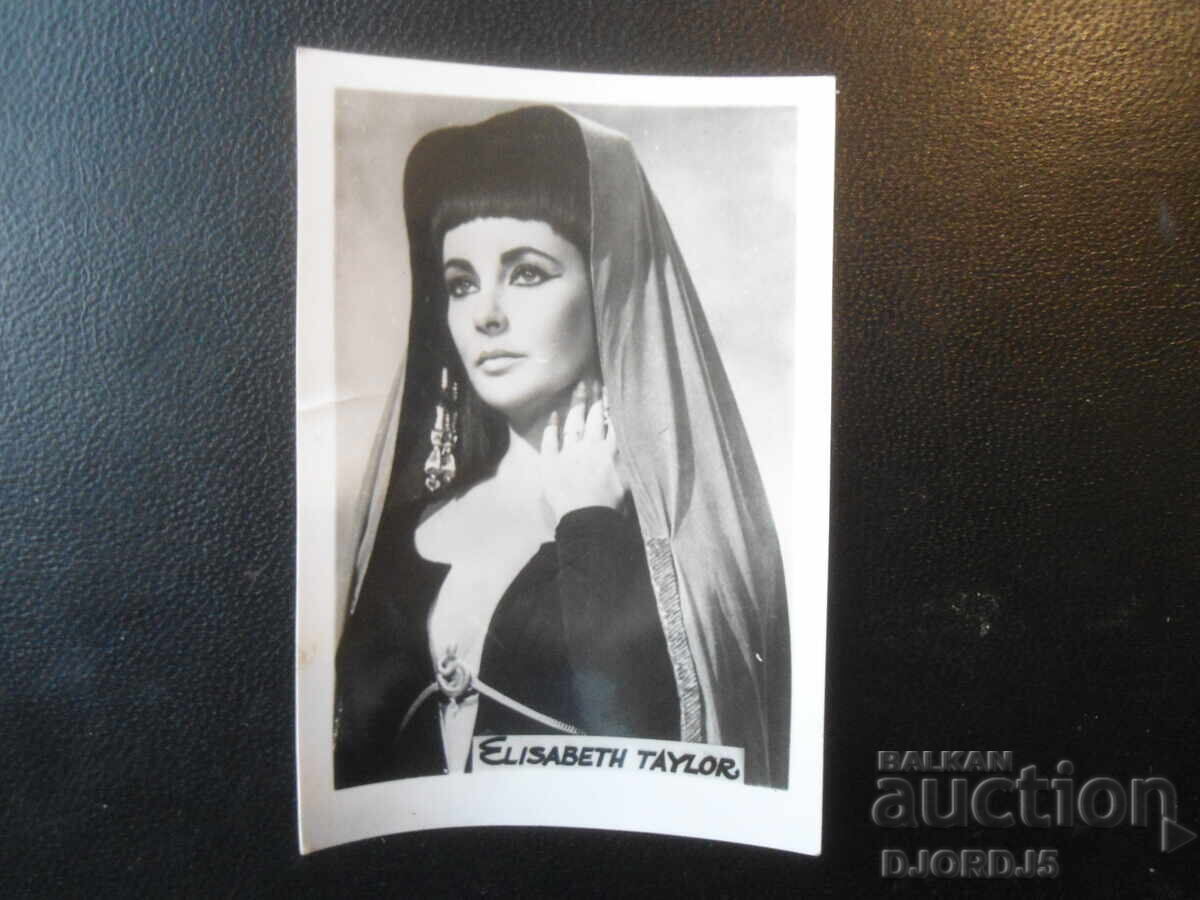 Fotografie veche, ELISABETH TAYLOR, COOPERATIVA "FOTOGRAFIA" Fotografie veche, ELISABETH TAYLOR, COOPERATIVA "FOTOGRAFIA"