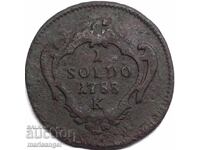 Гориция 1 солдо 1788 Италия Йозеф II Австрийски