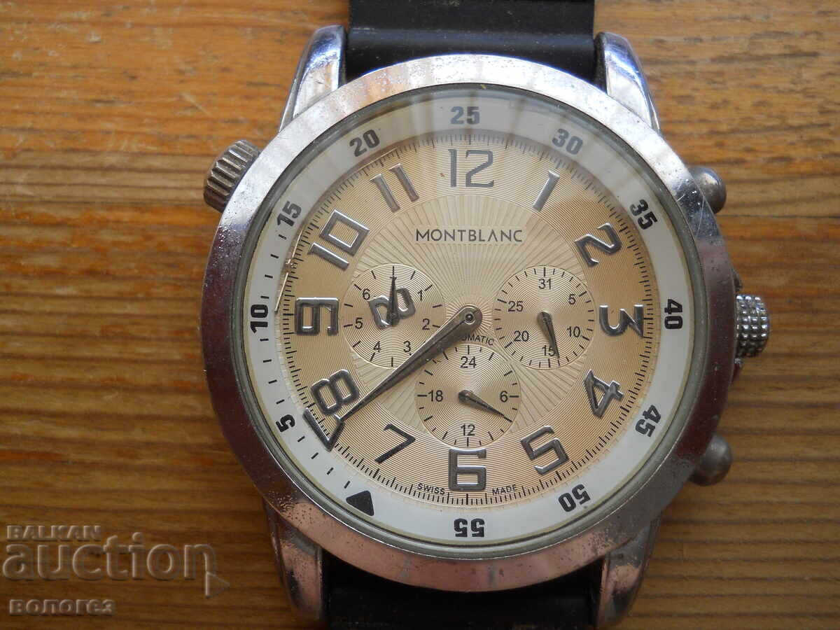 Ρολόι - αυτόματο "Montblanc" 7050 - Ελβετικό - λειτουργικό Ρολόι - αυτόματο "Montblanc" 7050 - Ελβετικό - λειτουργικό