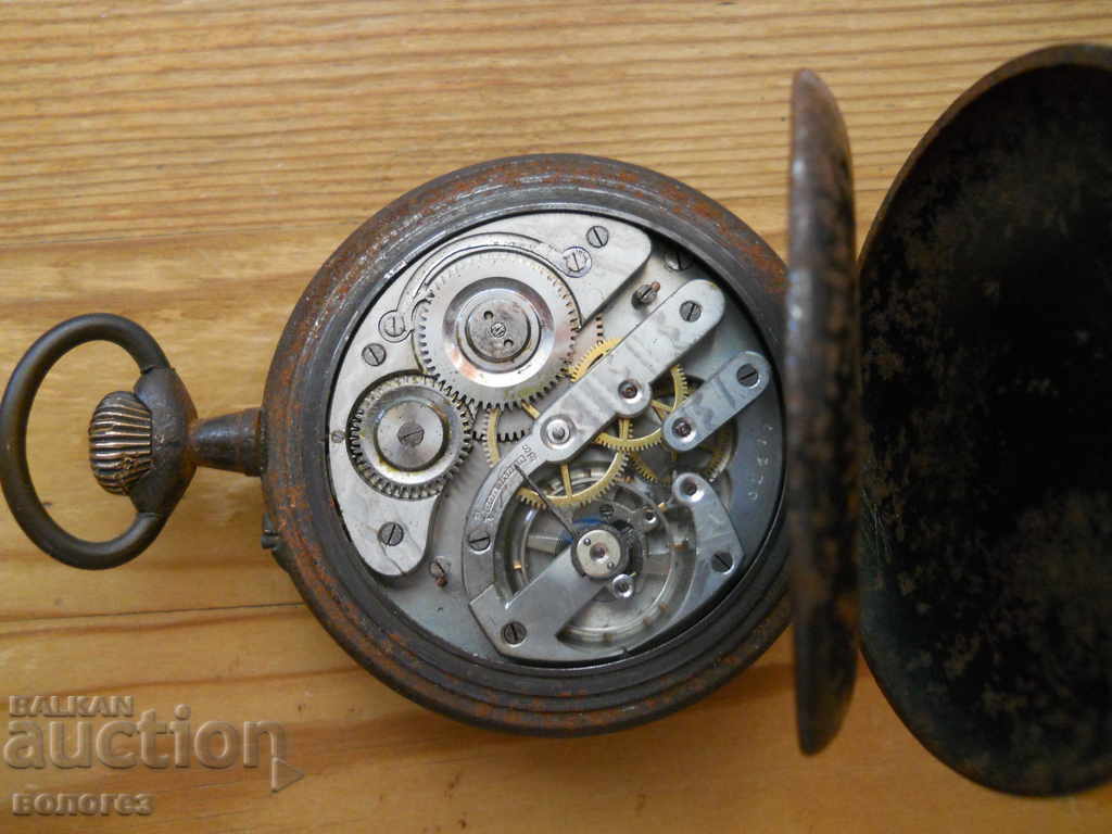 Ceas de buzunar uriaș „Regulateur” - Funcționează - 5 Ceas de buzunar uriaș „Regulateur” - Funcționează - 5