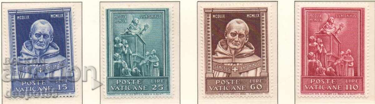 1960. Vatican. 500th Anniversary of the Birth of St. Anthony