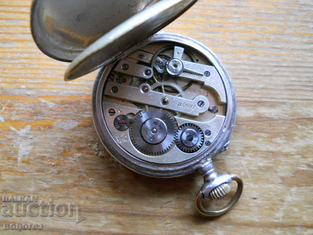 Antique French Silver Pocket Watch - Working - 6