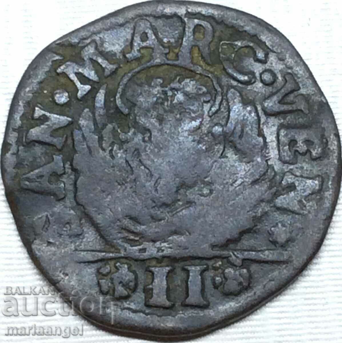 2 Soldi Veneția pentru Dalmația și Albania "Leul" 6,35g - 5