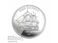 1 oz Сребро  Кораба HMS Bounty - островите Кук 2025