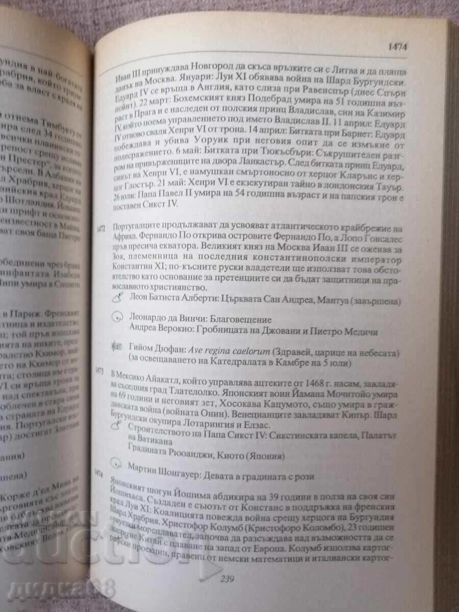 История на света в дати: 38 000 пр.Хр.-2001 сл.Хр. - 6