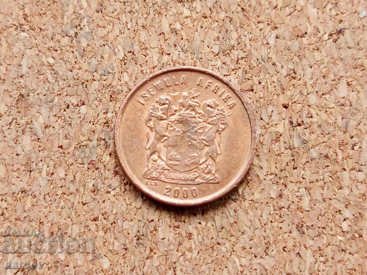 Νότια Αφρική 1 σεντ, 2000 με τιμή 0.70 BGN | € 0.36