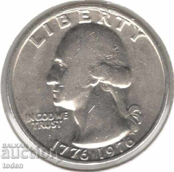 Statele Unite-¼ Dolar-1976-KM# 204-Bicentennial cu preț 1.50 BGN | € 0.77