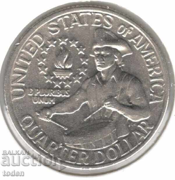 Statele Unite-¼ Dolar-1976-KM# 204-Bicentennial