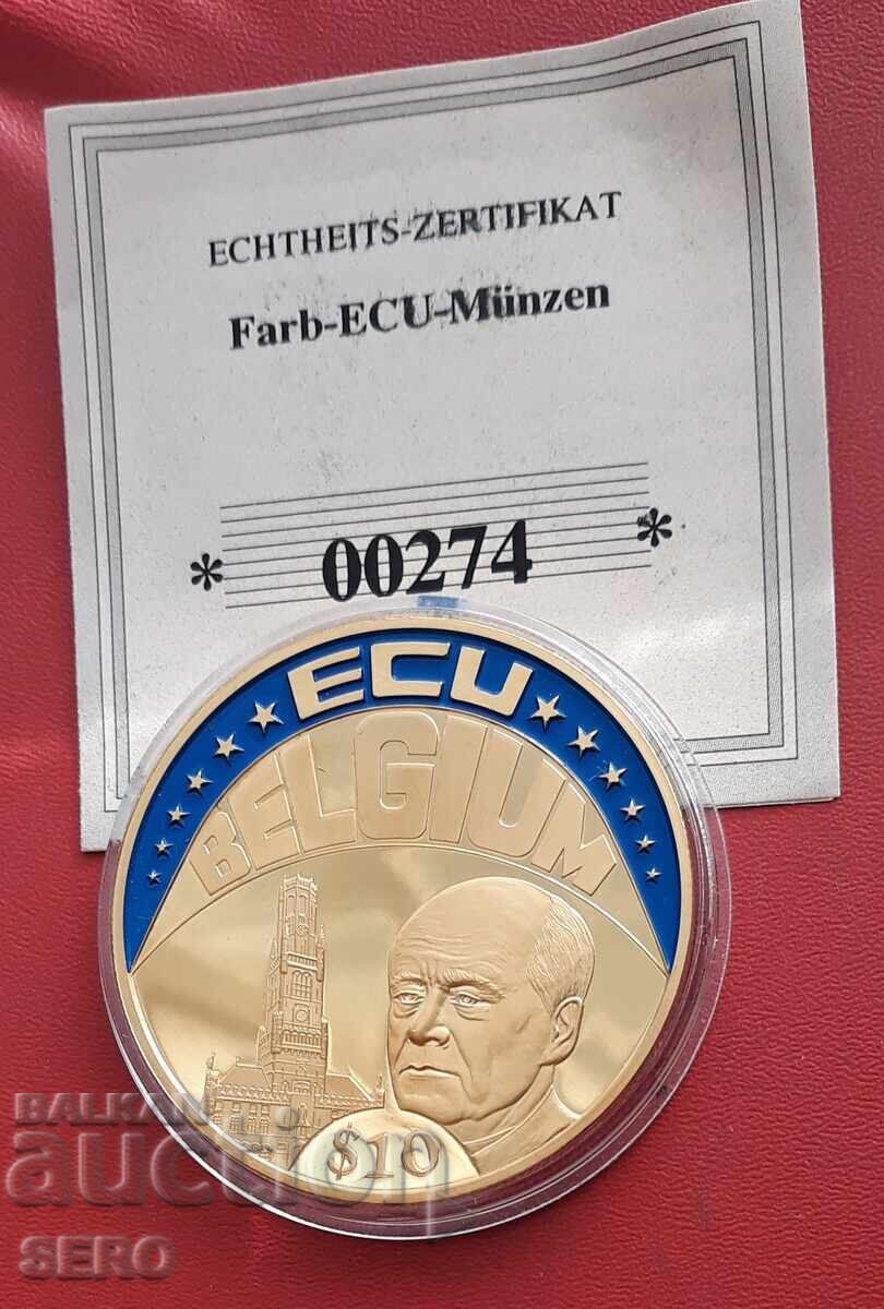 Liberia - 10 dolari 2004 - Belgia