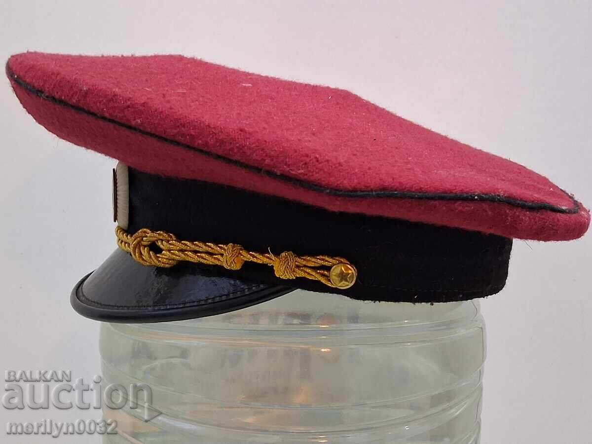 Офицерска фуражка 70-80 те год летец пилот ВВС НРБ - 7
