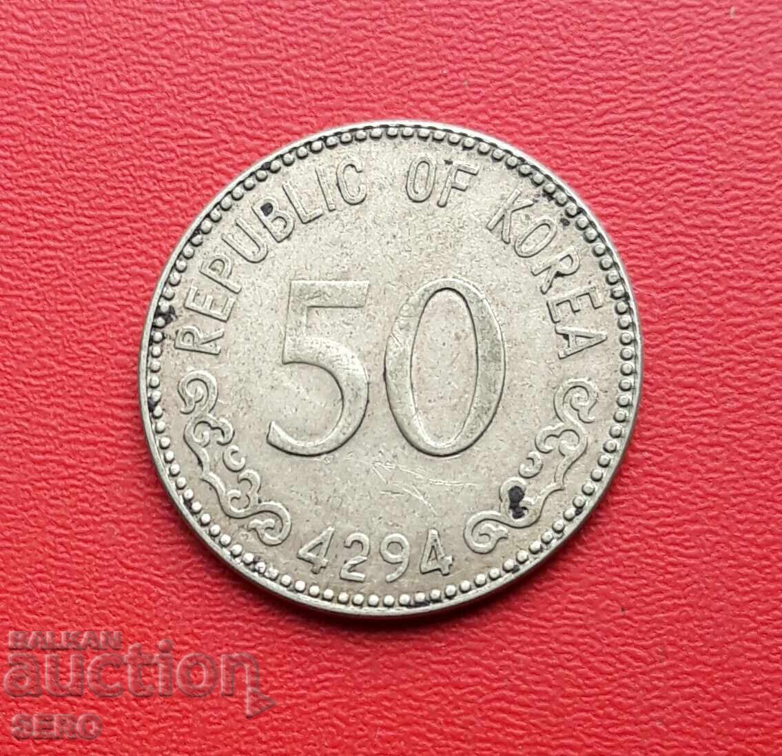 Coreea de Sud - 50 won 1961