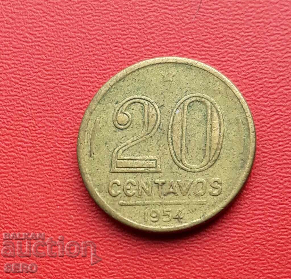 Brazilia - 20 centavos 1954
