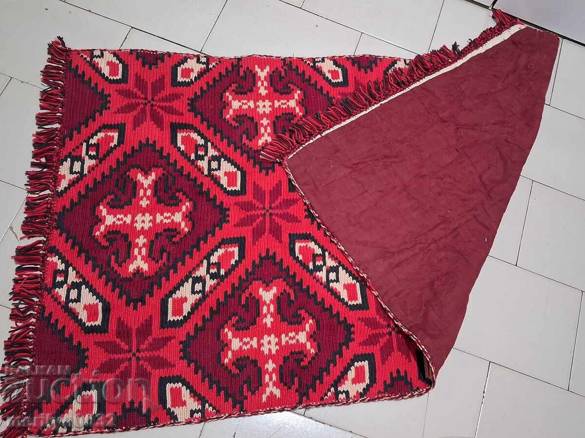 Доставка на Стар ръчно тъкан ковьор за стена 130/60 см черга калъфка Доставка на Стар ръчно тъкан ковьор за стена 130/60 см черга калъфка