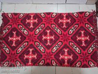 Стар ръчно тъкан ковьор за стена 130/60 см черга калъфка