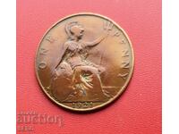 Great Britain - 1 Penny 1921 - Lacquered