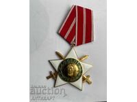 Σπάνιο παράσημο 9ης Σεπτεμβρίου με σπαθιά δευτέρας τάξεως, μεγάλο φορέα