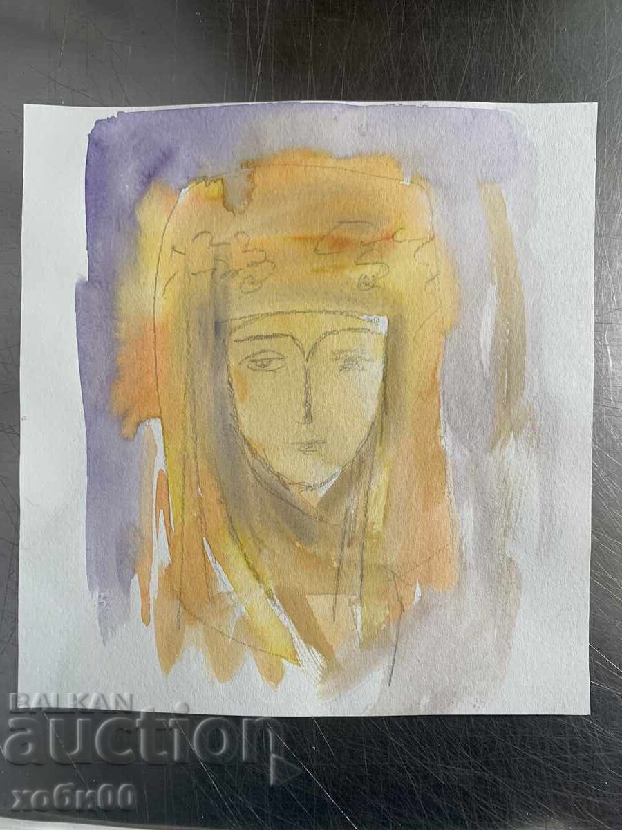 Desen în acuarelă cu preț 50.00 BGN | € 25.56 Desen în acuarelă cu preț 50.00 BGN | € 25.56