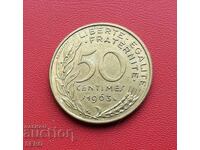 Franța - 50 cenți 1963 - nominal rar