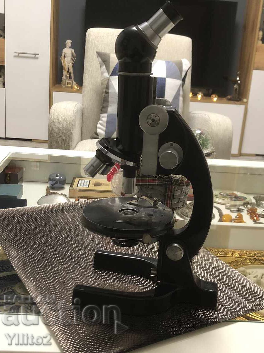 Microscop cu obiective Carl Zeiss Jena - 6