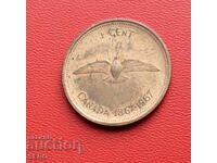 Canada-1 cent 1967-anniversary 100 Canada