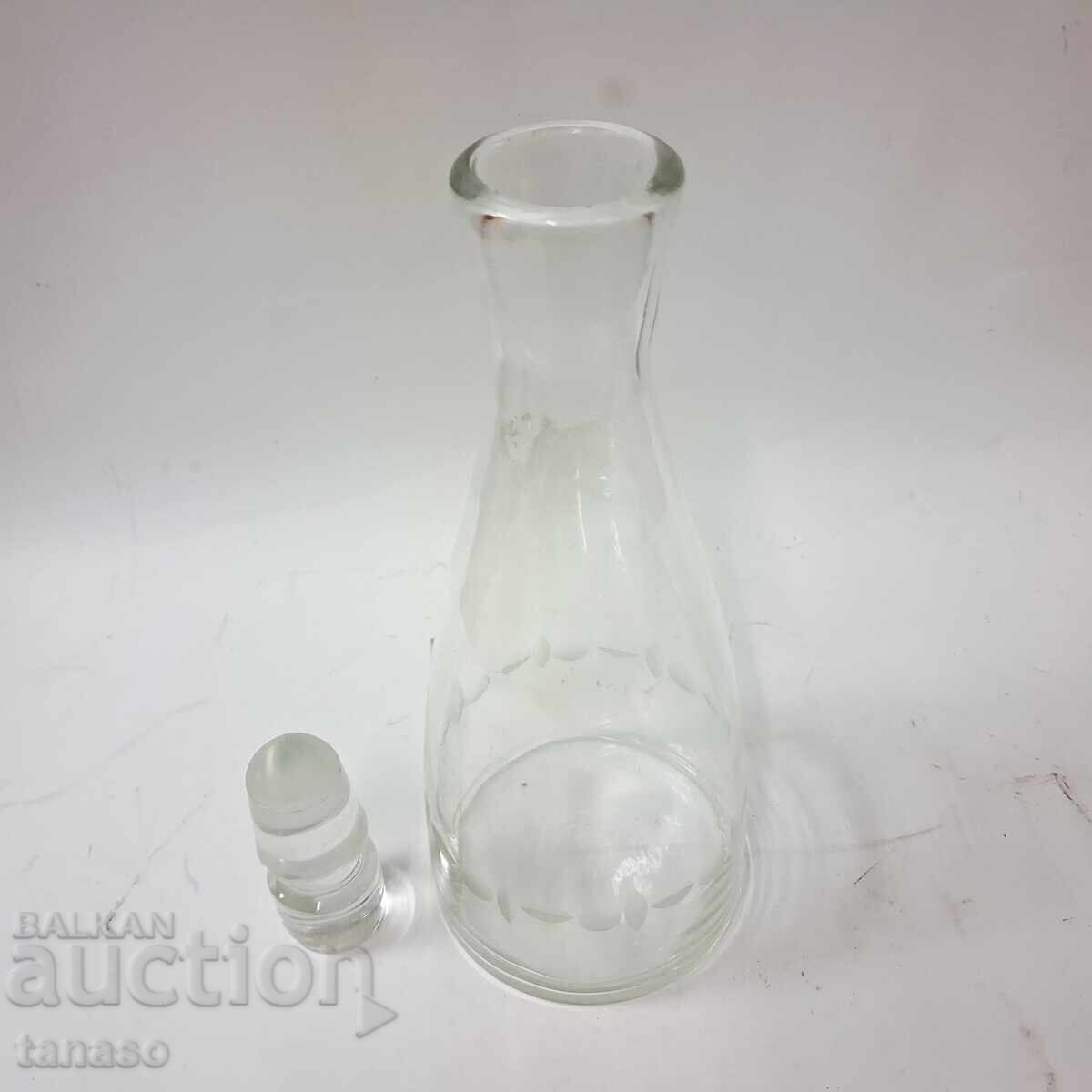 Sticlă veche cu dop, carafă, decantor - 5 Sticlă veche cu dop, carafă, decantor - 5