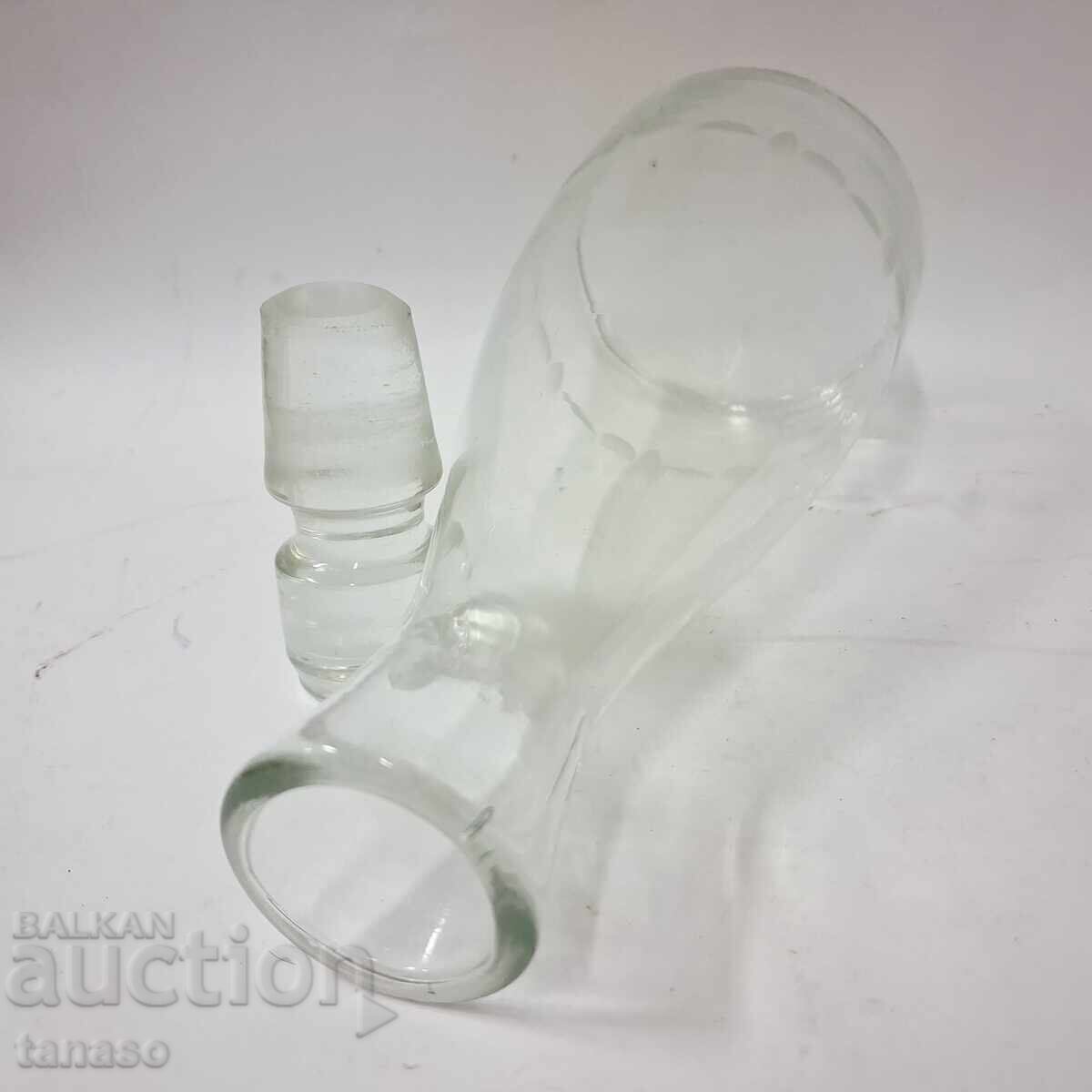 Sticlă veche cu dop, carafă, decantor - 6 Sticlă veche cu dop, carafă, decantor - 6