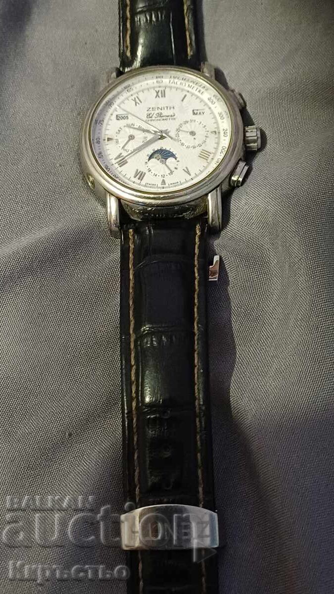 Аукцион Стар ръчен часовник Zenith работещ от 1ст. Бзц