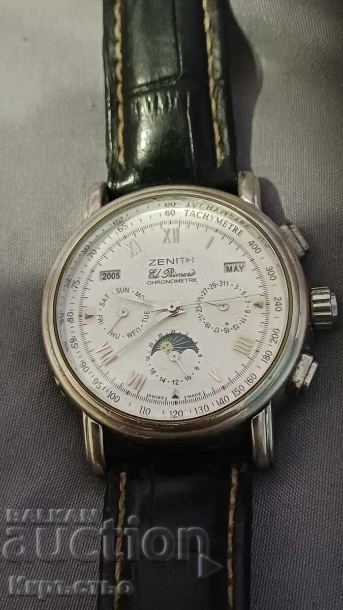 Стар ръчен часовник Zenith работещ от 1ст. Бзц