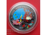 Insula Palau - 1 dolar 1994 - mat - luciu - tiraj 50 buc