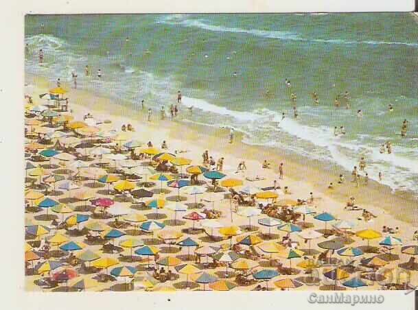 Card Bulgaria Varna Plaja Nisipurilor de Aur 19*