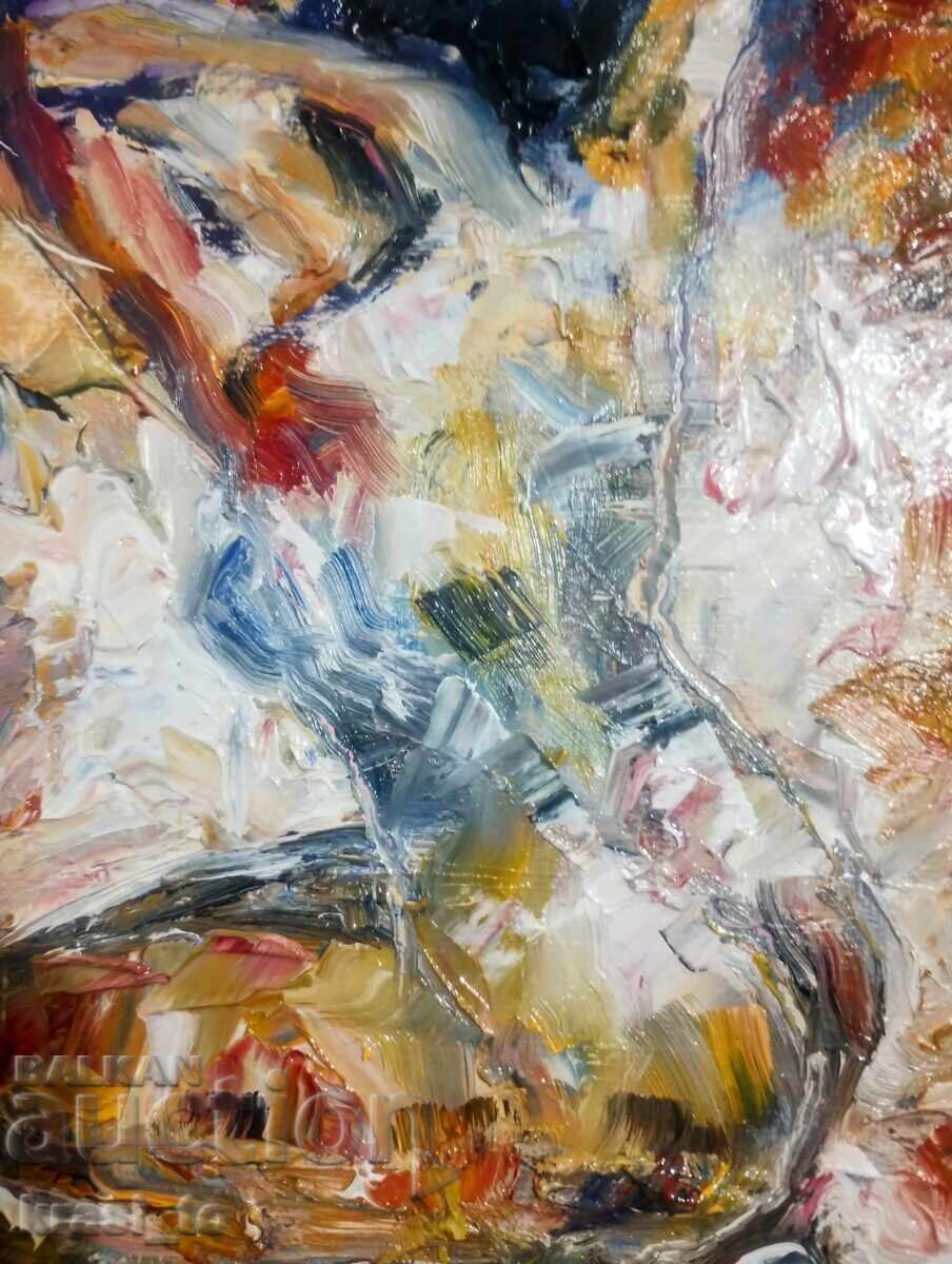 Доставка на Авторска картина. Маслени бои върху платно.