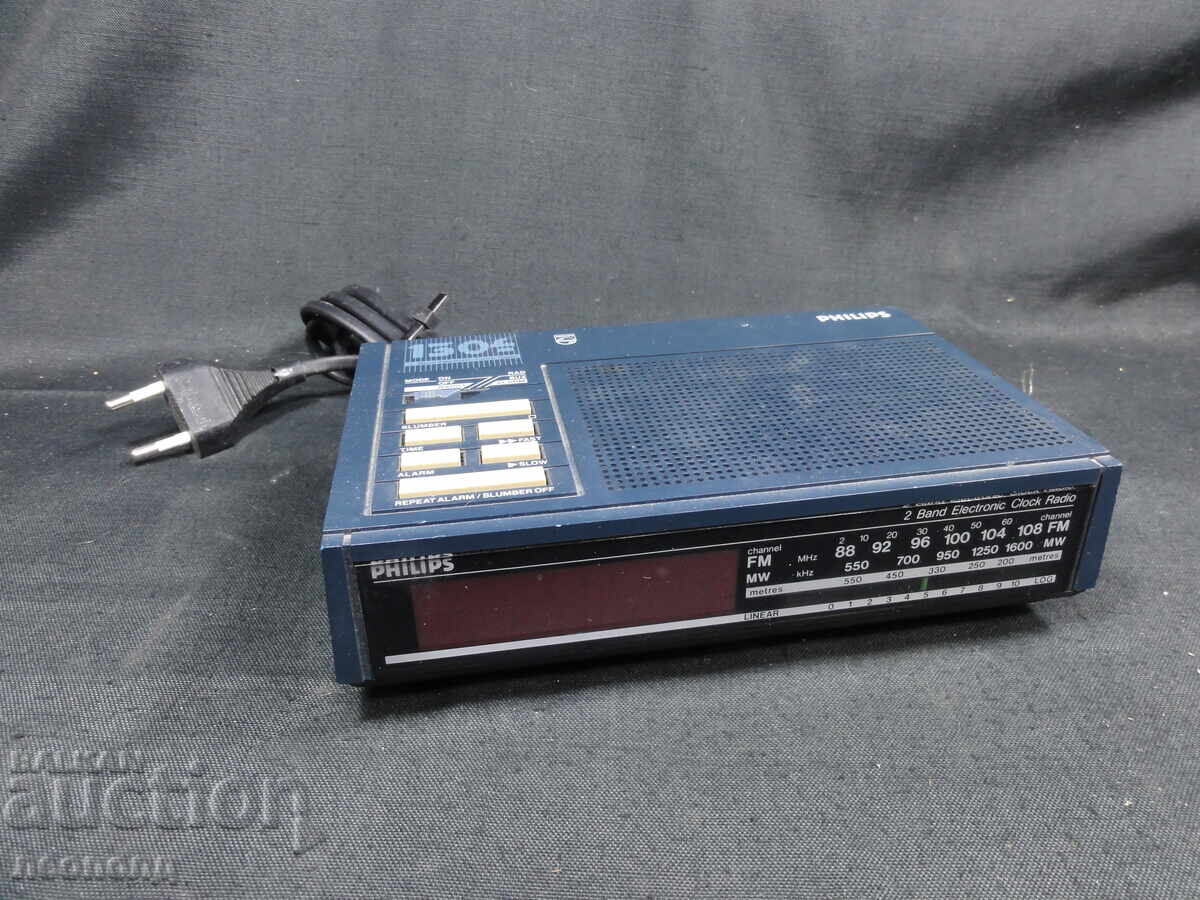 БЗЦ СТАР РЕТРО ТРАНЗИСТОР РАДИО LED ЧАСОВНИК PHILIPS с цена 0.01 лв. | € 0.01