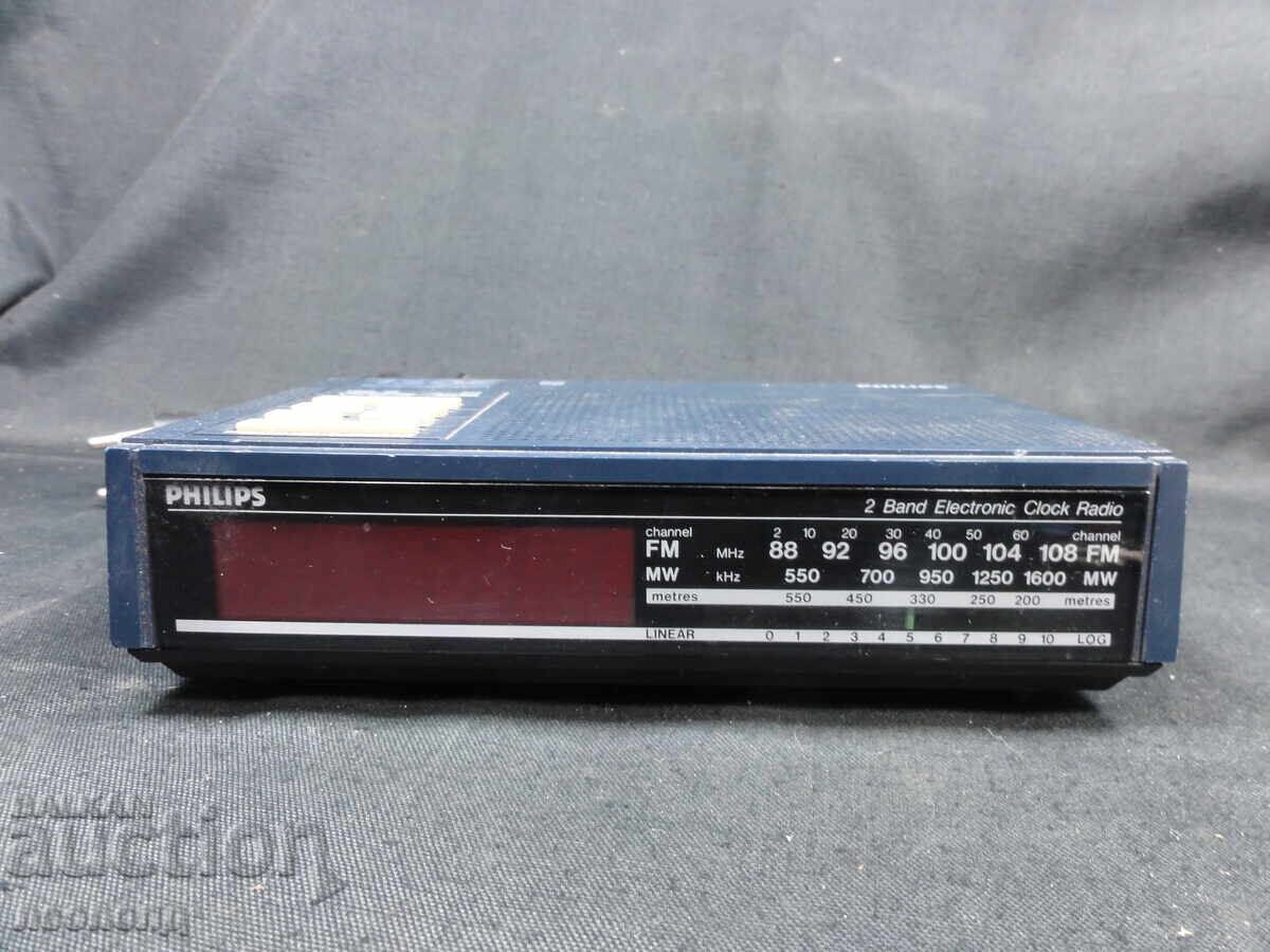 БЗЦ СТАР РЕТРО ТРАНЗИСТОР РАДИО LED ЧАСОВНИК PHILIPS