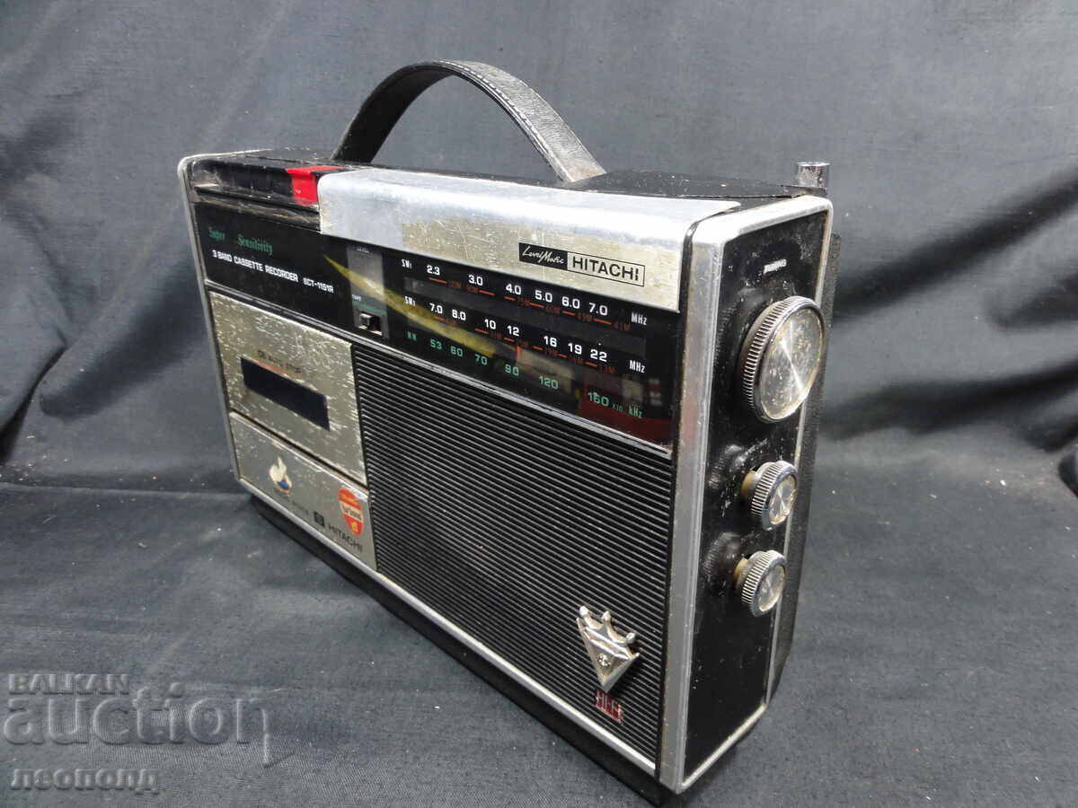 БЗЦ СТАР РЕТРО ТРАНЗИСТОР РАДИО КАСЕТОФОН HITACHI с цена 0.01 лв. | € 0.01