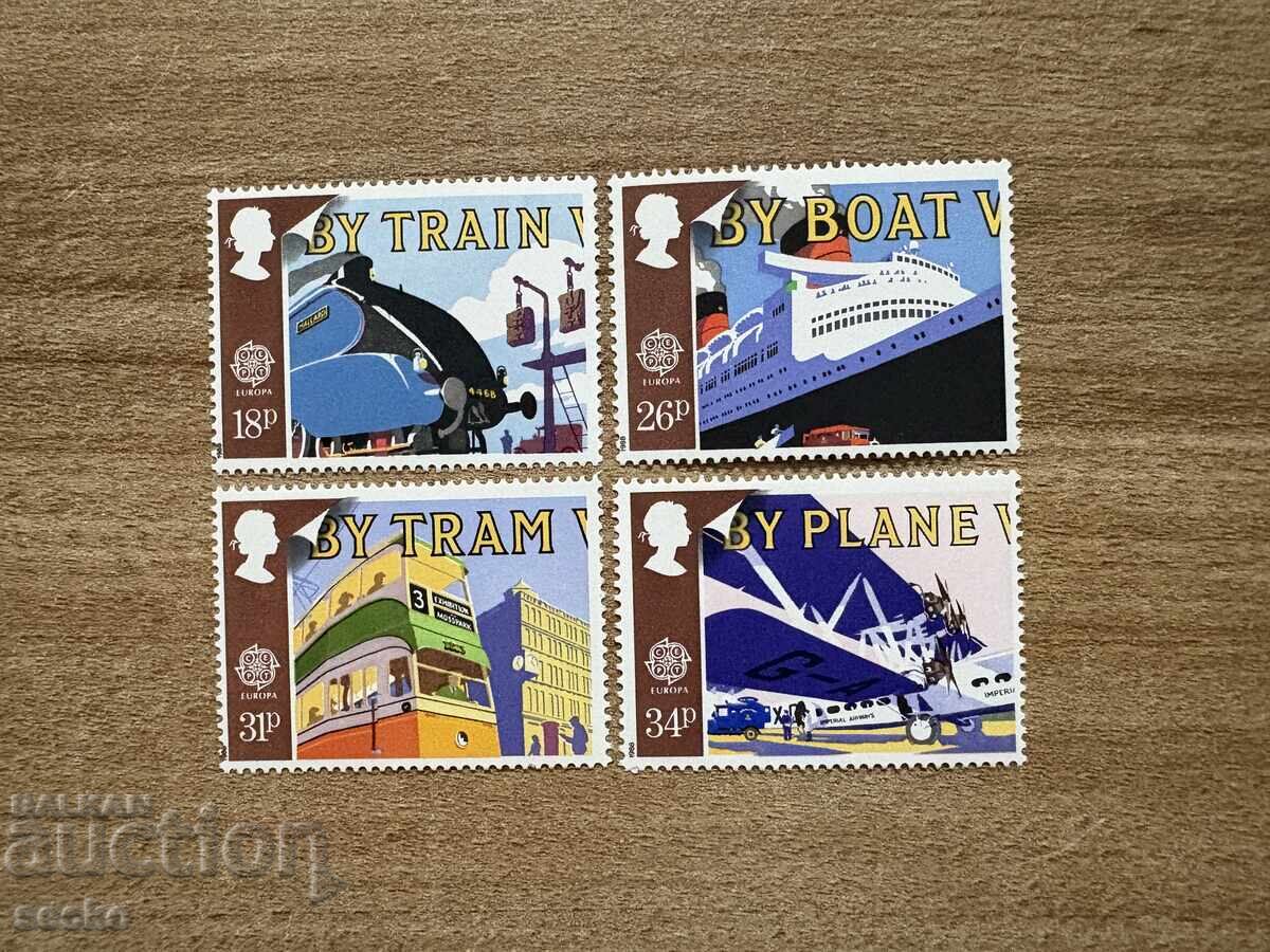 Marea Britanie - Timbre EUROPA - Transport și... (1988) MNH