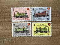 Νήσος Μαν - 100 γρ. ατμομηχανή (1973) MNH