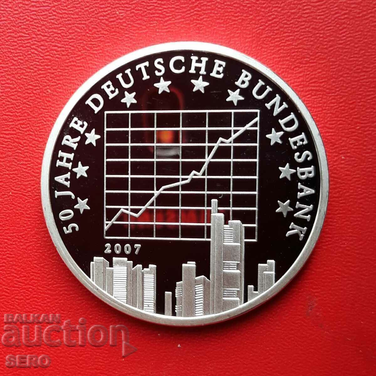 Γερμανία-μετάλλιο 2007-50 Bundesbank με τιμή 3.00 BGN | € 1.53 Γερμανία-μετάλλιο 2007-50 Bundesbank με τιμή 3.00 BGN | € 1.53