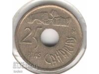 Ισπανία - 25 Πεσέτες - 1994 - KM# 933 - Χουάν Κάρλος Α' - Κανάρια Νησιά