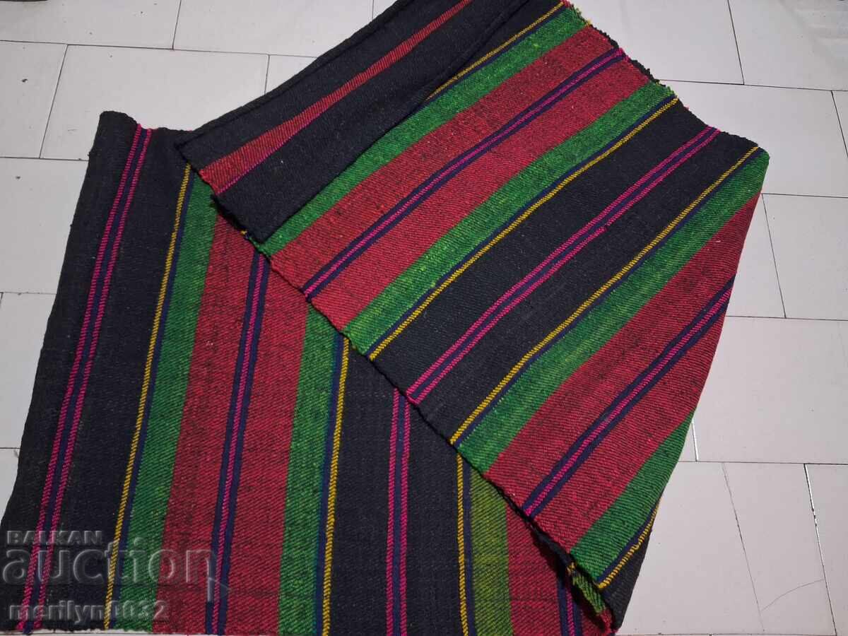 Covor țesut din lână vechi 3.3/0.65 m NEFOLOSIT - 5