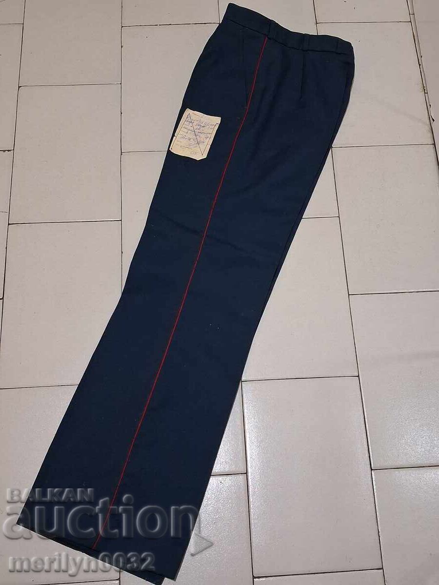 Pantaloni de uniformă de paradă, anii '80 BNA