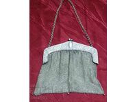 АНТИЧНА ФРЕНСКА   чанта уникат  19 Век с маркировки