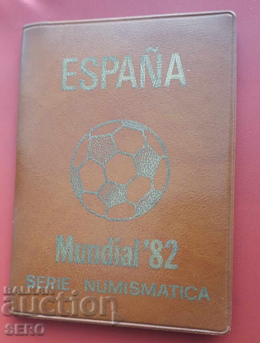 Spania-SET 1982 de 6 monede-Campionatul Mondial de Fotbal Spania 82