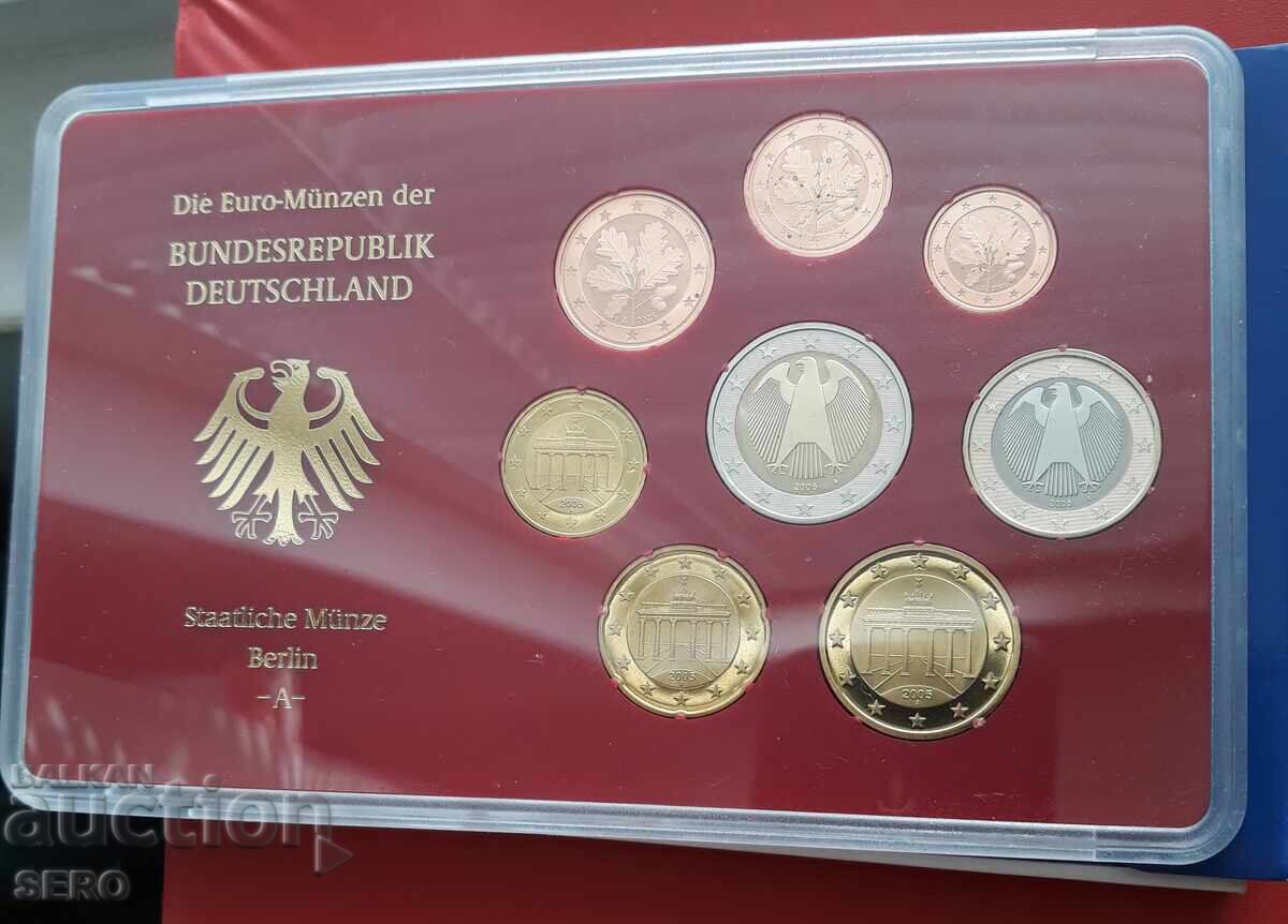 Licitație Germania - SET 2005 A-Berlin de la 8 euro monede