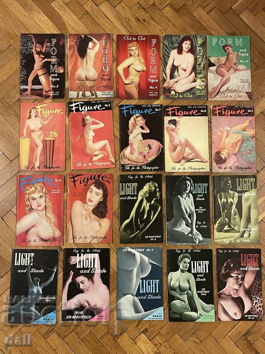 1970s, 20 PIECES, ART PHOTOGRAPHY, EROTICA, NUDE FEMALE BODY 1970s, 20 PIECES, ART PHOTOGRAPHY, EROTICA, NUDE FEMALE BODY