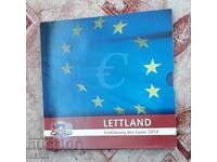 Letonia-SET 2014 de la 8 euro monede