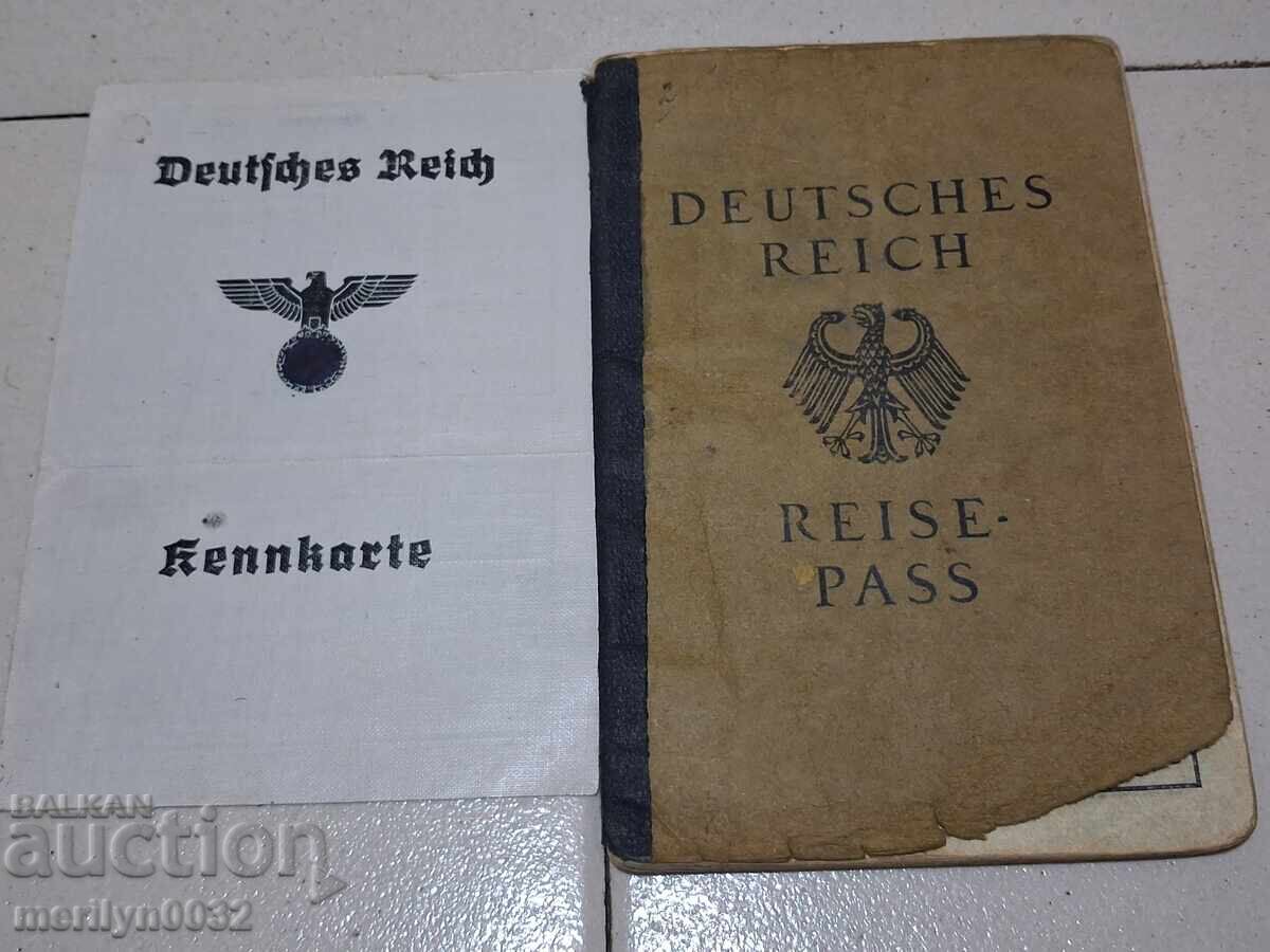 Έγγραφο 2 τεμαχίων Τρίτου Ράιχ φωτογραφία Έγγραφο 2 τεμαχίων Τρίτου Ράιχ φωτογραφία