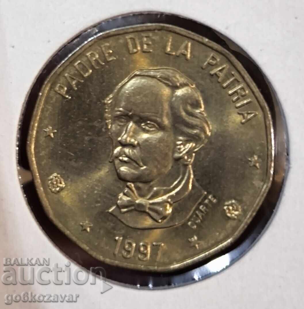 Republica Dominicană 1 peso 1997 UNC cu preț 2.00 BGN | € 1.02 Republica Dominicană 1 peso 1997 UNC cu preț 2.00 BGN | € 1.02