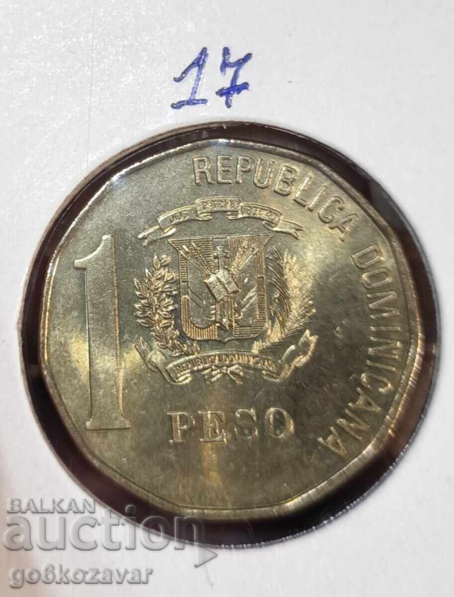 Republica Dominicană 1 peso 1997 UNC Republica Dominicană 1 peso 1997 UNC