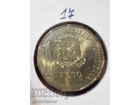 Republica Dominicană 1 peso 1997 UNC