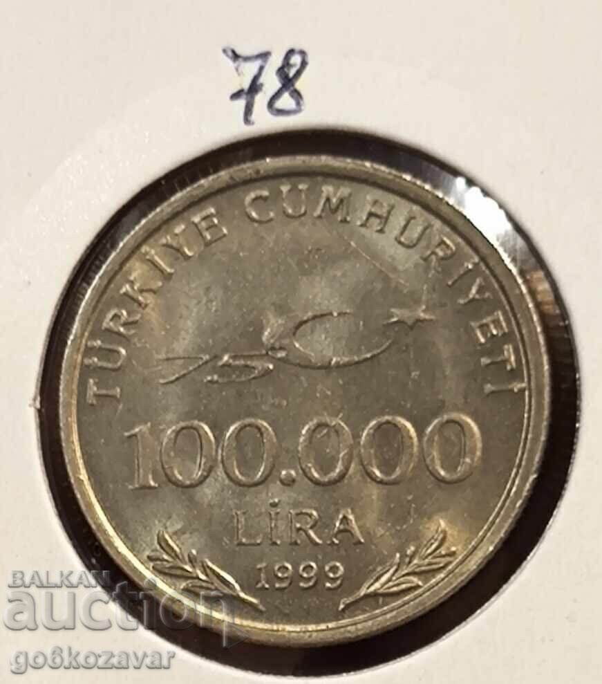 Τουρκία 100.000 λίρες 1999 UNC Τουρκία 100.000 λίρες 1999 UNC